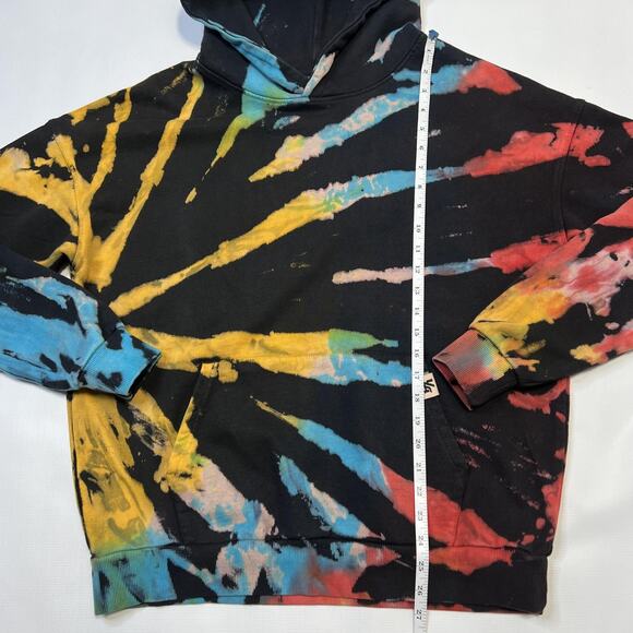 YoungLA Hoodie Mens Small Tie Dye Pullover Multicolor Streetwear Sweatshirt - Picture 6 of 8